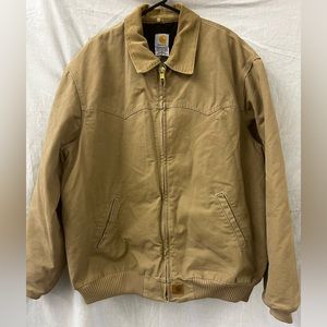 CARHARTT Vintage Sandstone Santa Fe Jacket Quilt Lined XXL Tall